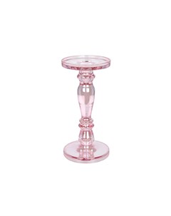 Подсвечник luster pink розовый 18 см Ogogo