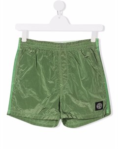 Плавки шорты с нашивкой логотипом Stone island junior