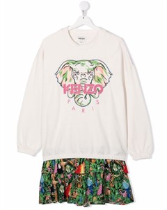 Комплект из толстовки и платья Kenzo kids