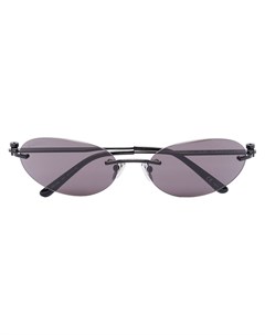 Солнцезащитные очки в овальной оправе Balenciaga eyewear