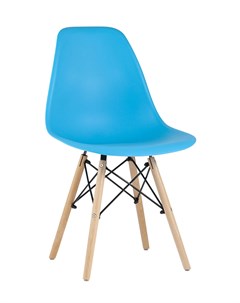 Стул eames wood бирюзовый 46x81x53 см Stoolgroup