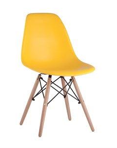 Стул eames wood желтый 46x81x53 см Stoolgroup