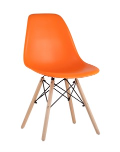 Стул eames wood оранжевый 46x81x53 см Stoolgroup