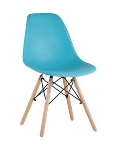 Стул eames wood бирюзовый 46x81x53 см Stoolgroup