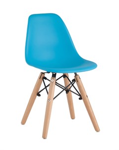 Стул детский eames wood голубой 31x54x38 см Stoolgroup