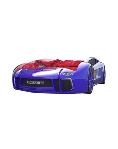 Кровать машина карлсон ламба next без доп опций синий 105x49x174 см Magic cars