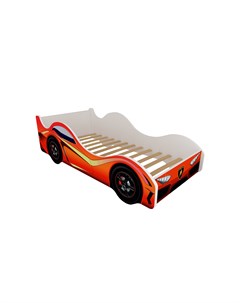 Кровать машина карлсон ламборджини без доп опций красный 75x50x170 см Magic cars