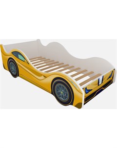 Кровать машина карлсон феррари без доп опций желтый 75x50x170 см Magic cars