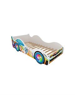 Кровать машина карлсон монако без доп опций желтый 85x50x170 см Magic cars