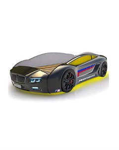 Кровать машина карлсон roadster бмв с подъемным механизмом черный 105x49x174 см Magic cars