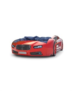 Кровать машина карлсон roadster ауди без доп опций красный 105x49x174 см Magic cars