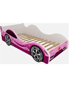 Кровать машина карлсон париж без доп опций розовый 75x50x170 см Magic cars