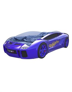 Кровать машина карлсон ламба next с подъемным механизмом синий 105x49x174 см Magic cars