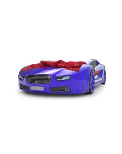 Кровать машина карлсон roadster ауди без доп опций синий 105x49x174 см Magic cars