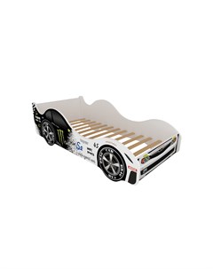 Кровать машина карлсон мадрид без доп опций черный 75x50x170 см Magic cars