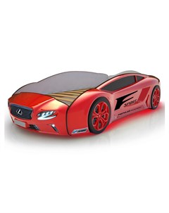 Кровать машина карлсон roadster лексус без доп опций красный 105x49x174 см Magic cars