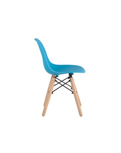 Стул детский eames wood голубой 31x54x38 см Stoolgroup