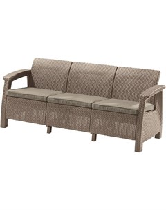 Садовый диван Corfu Love Seat Max песочный 17197959 Keter