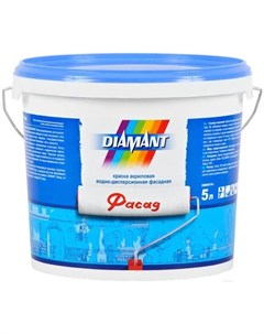 Краска эмаль Краска Фасад 5л белый Diamant