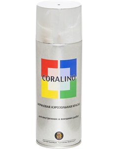 Краска эмаль RAL 9003 520мл белый глянцевый Coralino