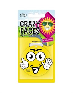 Ароматизатор Crazy Face Жевательная резинка бумажный Tasotti