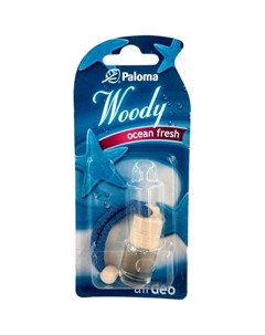 Ароматизатор для авто Woody Airfreshener OCEAN FRESH бут Paloma