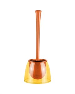 Ёрш пластиковый с туалетной щеткой NEON прозрачно оранжевый M E19 17 08 Primanova