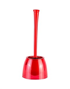 Ёрш пластиковый с туалетной щеткой NEON прозрачно красный M E19 18 04 Primanova