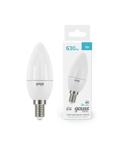 Лампа светодиодная C37 7Вт Е14 4000К LED-M Basic Gauss