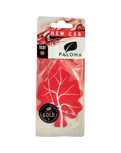 Ароматизатор для авто Gold Airfreshener NEW CAR Paloma