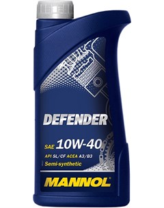 Моторное масло DEFENDER STAHLSYNT 10W-40 API SL/CF 1л Mannol