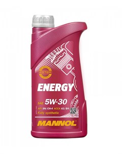 Масло моторное Energy 5W-30 API SN/CH-4 A3/B4 ESTER 1л Mannol