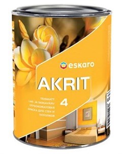 Краска интерьерная Akrit-4 2,85 л Eskaro