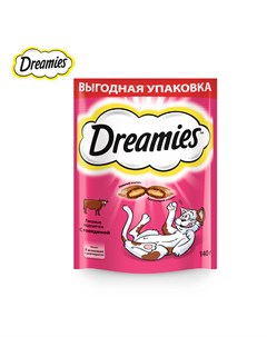 Beef Лакомство ™ для взрослых кошек с говядиной 140гр Dreamies