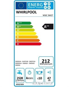 Посудомоечная машина WSIC 3M27 Whirlpool