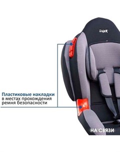 Автокресло Кокон ISOfix серый Siger