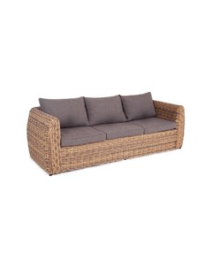 Диван кальяри коричневый 220x68x88 см Outdoor