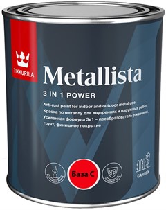 Краска по ржавчине METALLISTA C гл 0 9л Tikkurila