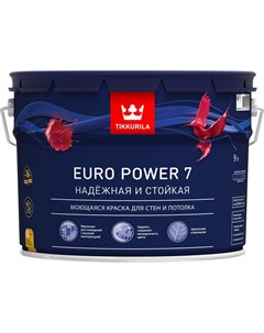 Краска латексная EURO 7 база А 9 л Tikkurila