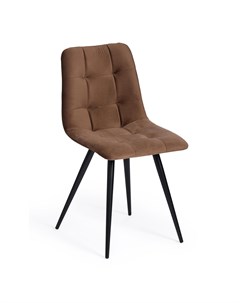 Стул CHILLY mod 7095 ткань металл коричневый barkhat 11 черный Tetchair