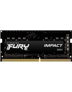 Оперативная память FURY Impact 8GB DDR4 SODIMM PC4 25600 KF432S20IB 8 Kingston