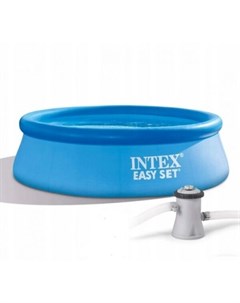 Надувной бассейн Easy Set 28108NP (244x61 см) с фильтр-насосом Intex