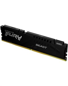 Оперативная память fury beast 16гб ddr5 5600 мгц kf556c40bb 16 Kingston