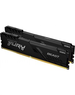 Оперативная память FURY Beast 2x8GB DDR4 PC4 28800 KF436C17BBK2 16 Kingston