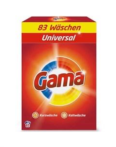 Стиральный порошок universal 5 395 кг 83 стирки Gama