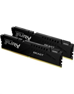 Оперативная память FURY Beast 2x16ГБ DDR5 6000 МГц KF560C40BBK2-32 Kingston