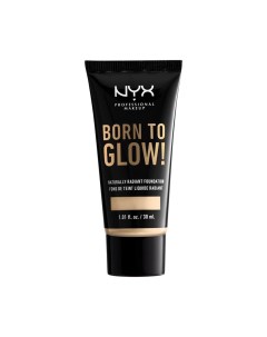 Тональная основа с эффектом естественного сияния BORN TO GLOW NATURALLY RADIANT FOUNDATION Nyx professional makeup