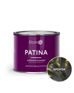 Краска по ржавчине Patina бронза 0,2кг Elcon