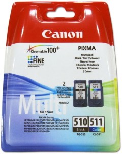 Картридж PG 510 CL 511 MultiPack 2970B010 Canon