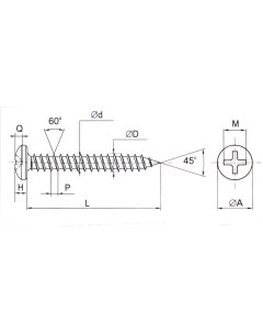 Шуруп CV012778 20000шт Ект